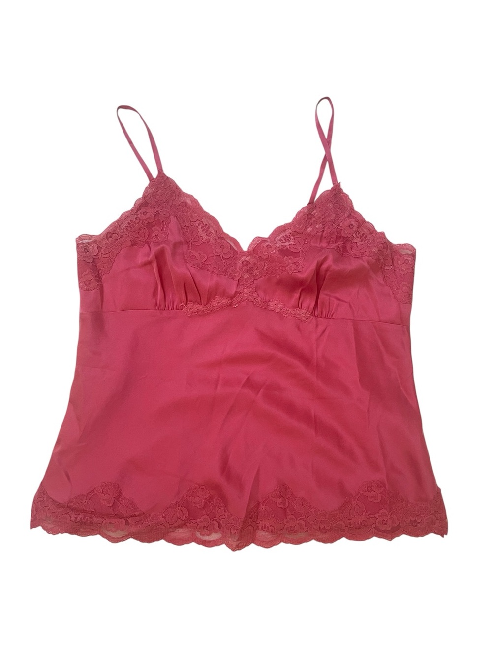 INC silk lace lingerie style romantic camisole top size 8